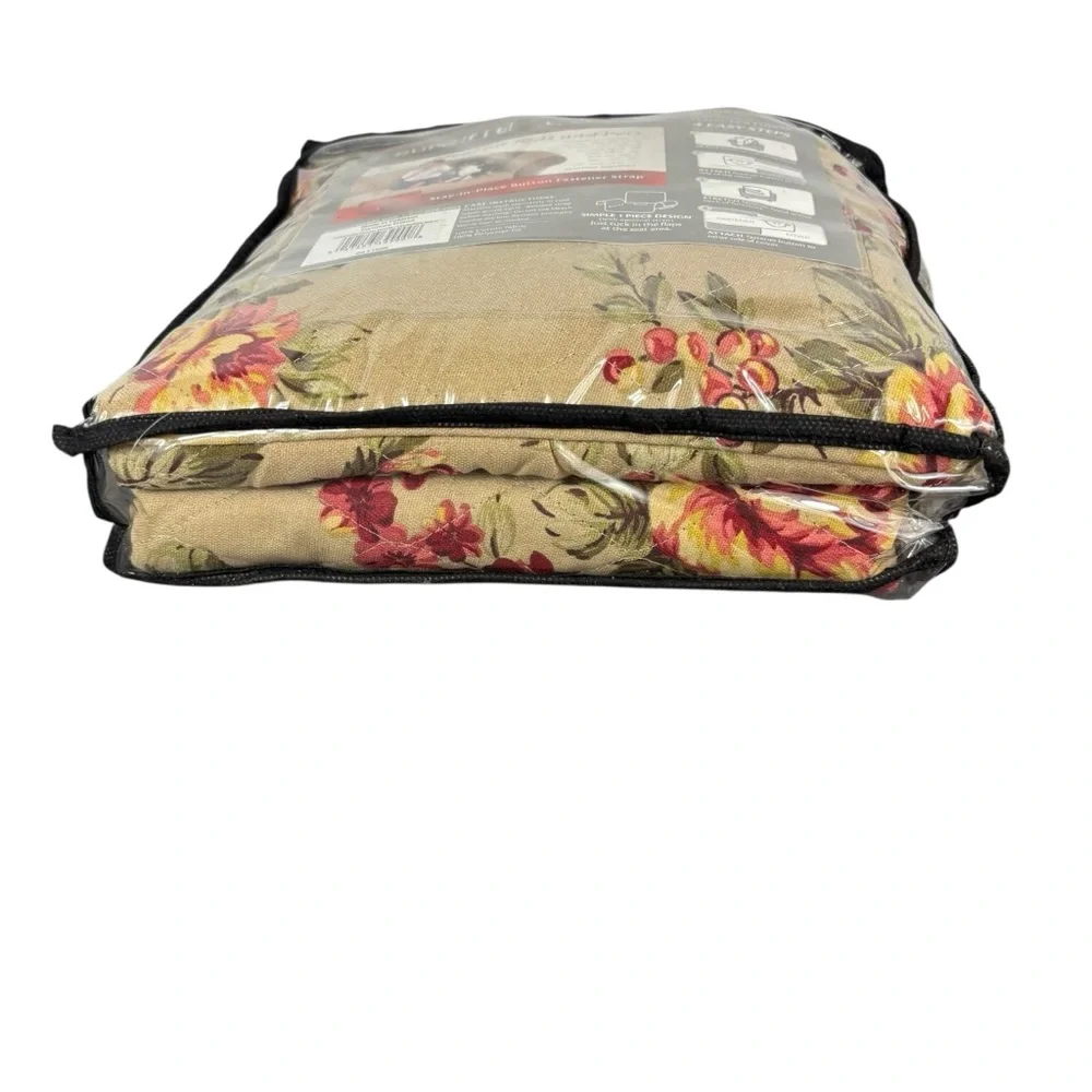Sure Fit Furniture Cover Quilted Lexington Rose Floral Chair Pet Friendly 32x43”
